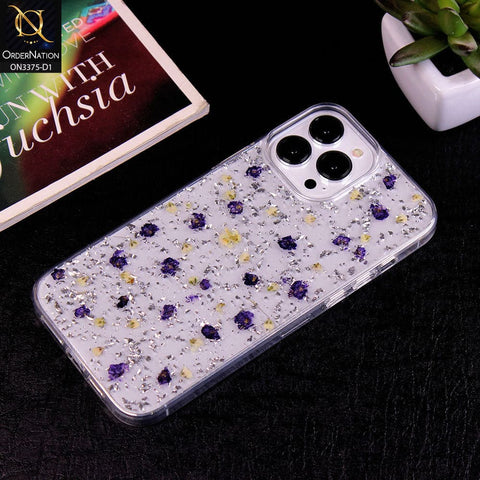 iPhone 13 Pro Max Cover - Design 1 - K-Doo Flash Series Bling Shiny Anti-Shock Soft Borders Semi Hard Back Protective Case