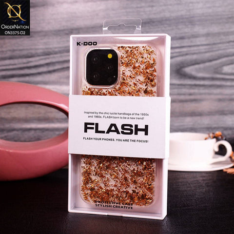 iPhone 13 Pro Max Cover - Design 2 - K-Doo Flash Series Bling Shiny Anti-Shock Soft Borders Semi Hard Back Protective Case