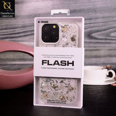 iPhone 13 Pro Max Cover - Design 3 - K-Doo Flash Series Bling Shiny Anti-Shock Soft Borders Semi Hard Back Protective Case