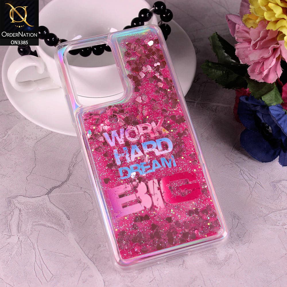 Xiaomi 11T Cover - Design2 - Trendy Heart Shape Moving Liquid Glitter Shine Soft Borders Case
