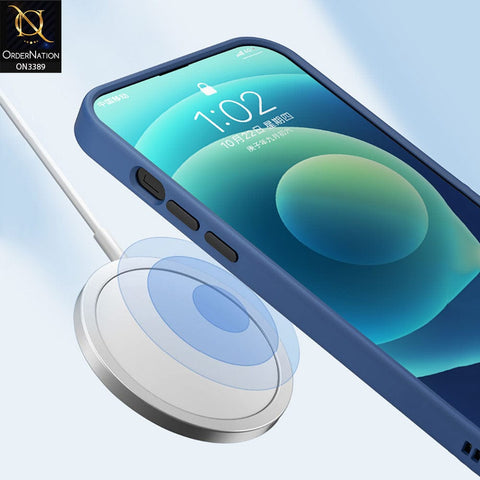iPhone 13 Pro Max Cover - Rose Gold  - Pearl Series Soft Color Border Anti-Fall Back Shell Protective Transparent Case