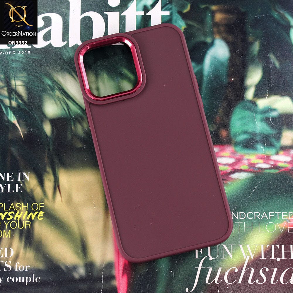 iPhone 13 Pro Max Cover - Mehron - Electroplated Camera Ring Soft Silicone Case