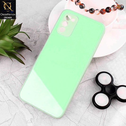 Samsung Galaxy A03s Cover - Light Green - New Glossy Shine Soft Borders Camera Protection Back Case