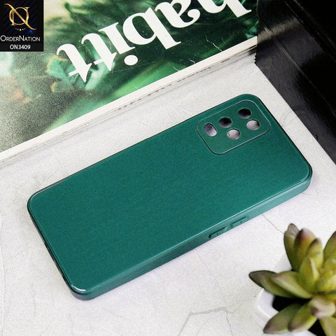 Oppo A54 4G Cover - Green - New Glossy Shine Soft Borders Camera Protection Back Case