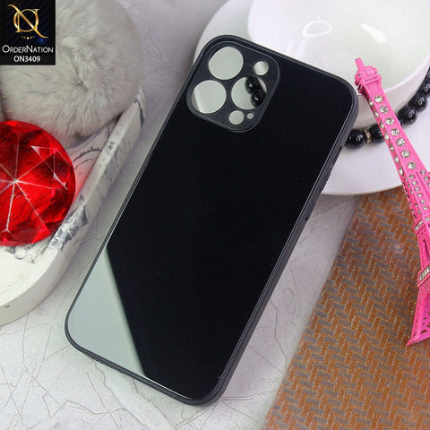 iPhone 13 Pro Max Cover - Black - New Glossy Shine Soft Borders Camera Protection Back Case