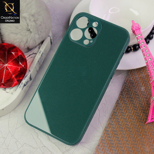 iPhone 13 Pro Max Cover - Green - New Glossy Shine Soft Borders Camera Protection Back Case
