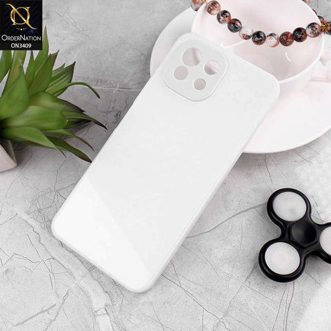 Xiaomi Mi 11 Lite Cover - White - New Glossy Shine Soft Borders Camera Protection Back Case
