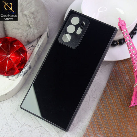Samsung Galaxy Note 20 Ultra Cover - Black - New Glossy Shine Soft Borders Camera Protection Back Case