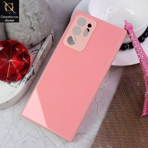 Samsung Galaxy Note 20 Ultra Cover - Peach - New Glossy Shine Soft Borders Camera Protection Back Case