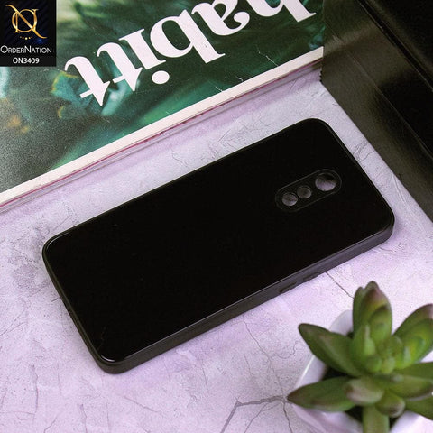 OnePlus 6T Cover - Black - New Glossy Shine Soft Borders Camera Protection Back Case
