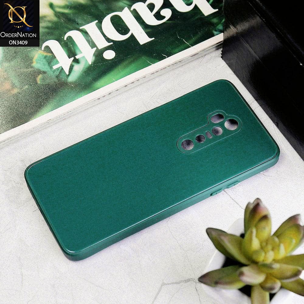 OnePlus 7 Pro Cover - Green - New Glossy Shine Soft Borders Camera Protection Back Case