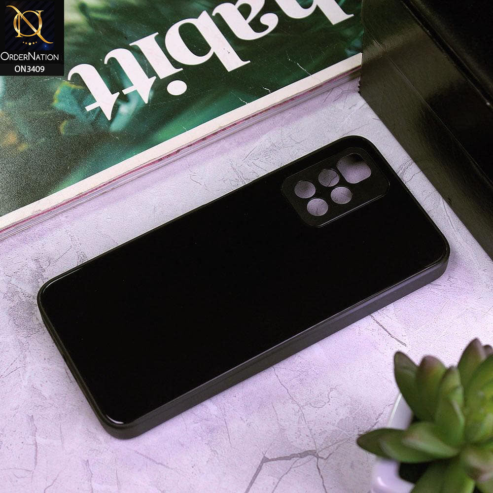 Xiaomi Redmi 10 Cover - Black - New Glossy Shine Soft Borders Camera Protection Back Case