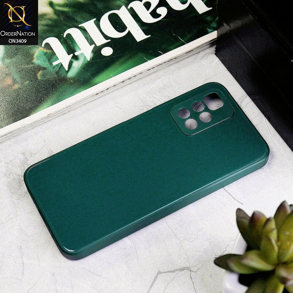 Xiaomi Redmi 10 Cover - Green - New Glossy Shine Soft Borders Camera Protection Back Case