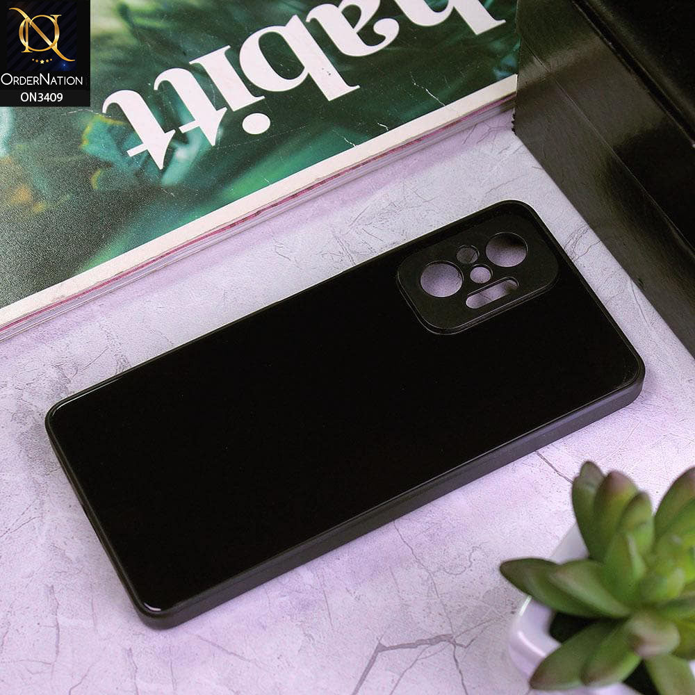 Xiaomi Redmi Note 10 Pro Max Cover - Black - New Glossy Shine Soft Borders Camera Protection Back Case