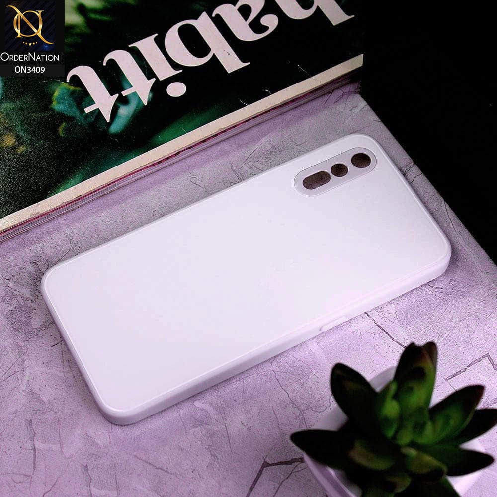 Vivo S1 Cover - White - New Glossy Shine Soft Borders Camera Protection Back Case