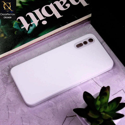 Vivo S1 Cover - White - New Glossy Shine Soft Borders Camera Protection Back Case