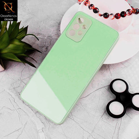 Samsung Galaxy A32 Cover - Light Green - New Glossy Shine Soft Borders Camera Protection Back Case