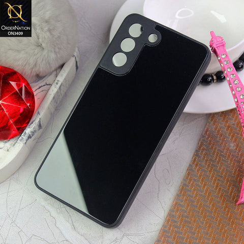 Samsung Galaxy S21 FE 5G  Cover - Black - New Glossy Shine Soft Borders Camera Protection Back Case