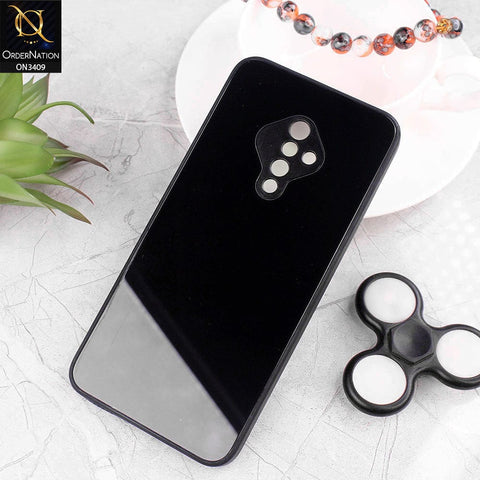 Vivo S1 Pro Cover - Black - New Glossy Shine Soft Borders Camera Protection Back Case