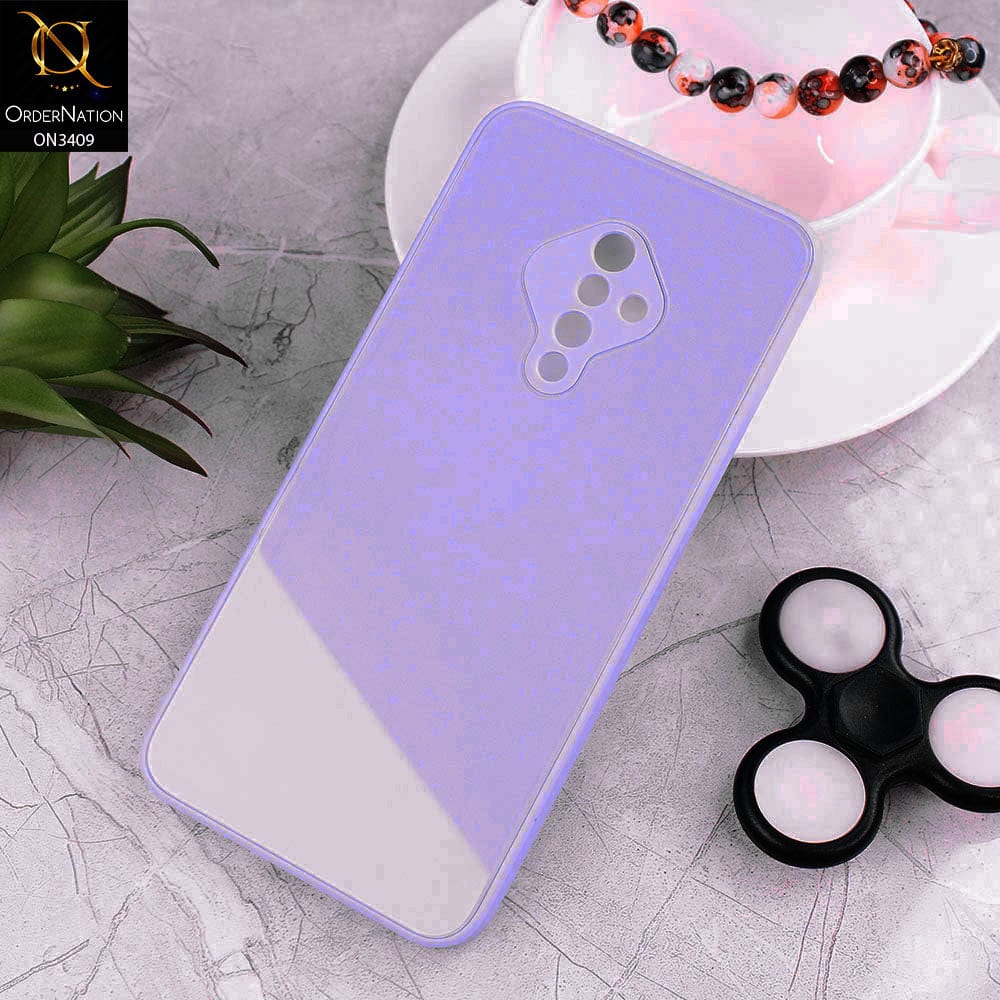 Vivo S1 Pro Cover - Purple - New Glossy Shine Soft Borders Camera Protection Back Case