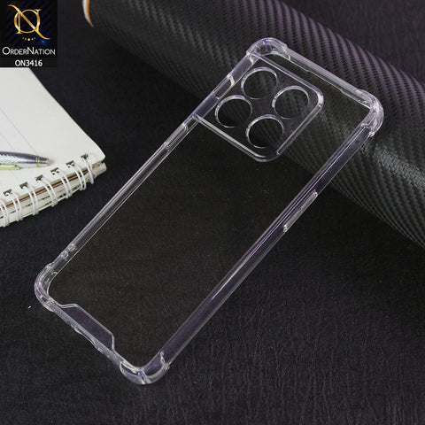 OnePlus 10 Pro Cover - Soft Borders Semi Hard Back Shockprof Bumper transparent Case