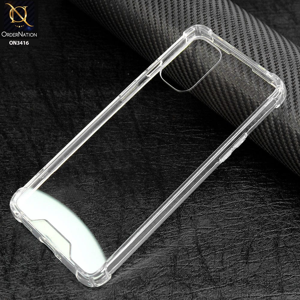 OnePlus 8T Cover - Soft Borders Semi Hard Back Shockprof Bumper transparent Case