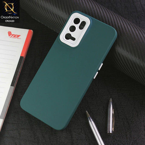 Oppo A16 Cover - Green - Soft Silicone Candy Color Matte Look Camera Protection Case