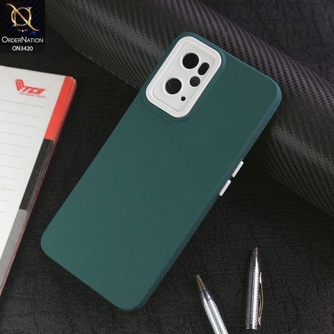 Oppo A36 Cover - Green - Soft Silicone Candy Color Matte Look Camera Protection Case