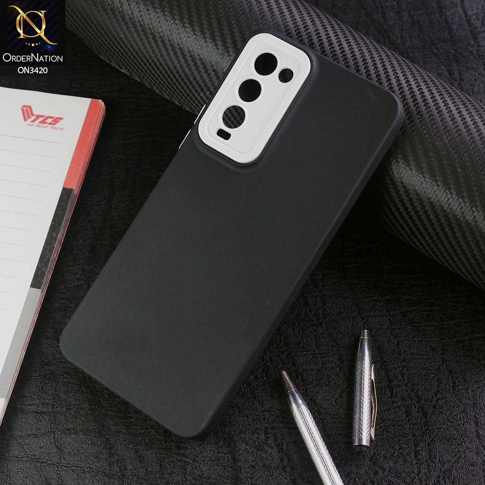 Tecno Camon 18P Cover - Black - Soft Silicone Candy Color Matte Look Camera Protection Case