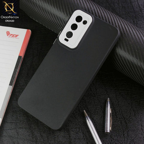 Tecno Camon 18P Cover - Black - Soft Silicone Candy Color Matte Look Camera Protection Case
