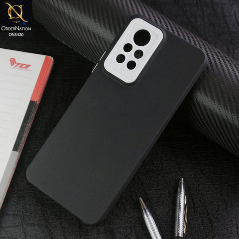 Infinix Note 11 Pro Cover - Black - Soft Silicone Candy Color Matte Look Camera Protection Case