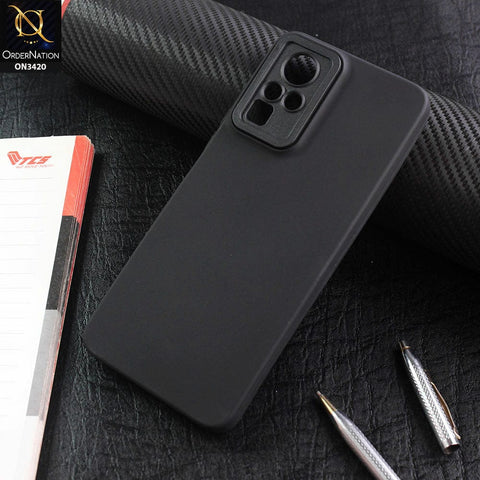 Infinix Zero X Neo Cover - Black - v2 - Soft Silicone Candy Color Matte Look Camera Protection Case