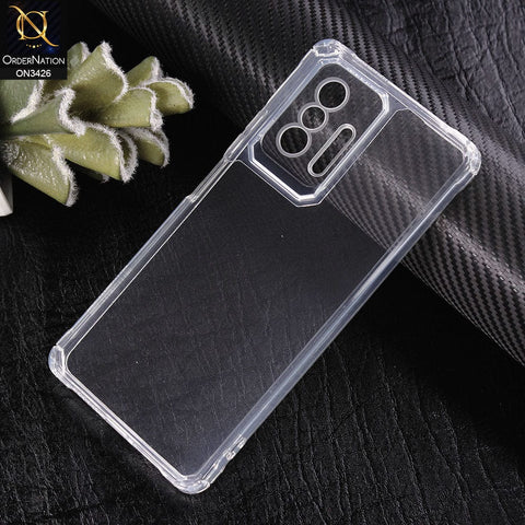 Xiaomi 11T Cover - Transparent - New Soft TPU Shock Proof Bumper Transparent Protective Case with Camera Protection