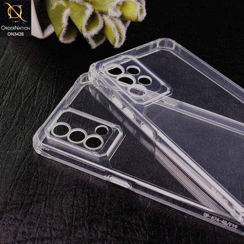 Vivo Y15a Cover - Transparent - New Soft TPU Shock Proof Bumper Transparent Protective Case with Camera Protection