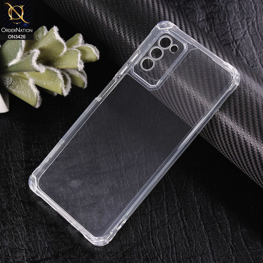 Samsung Galaxy A02s Cover - Transparent - New Soft TPU Shock Proof Bumper Transparent Protective Case with Camera Protection