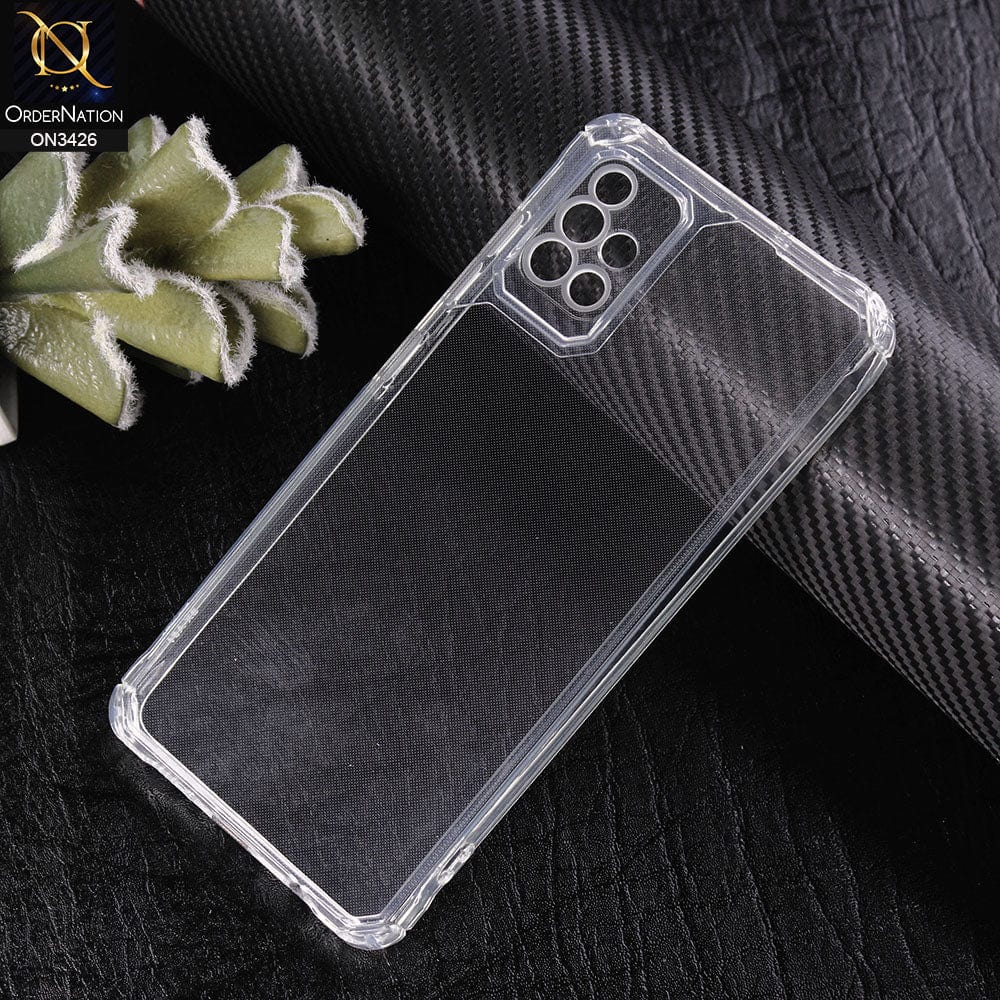 Samsung Galaxy A51 Cover - Transparent - New Soft TPU Shock Proof Bumper Transparent Protective Case with Camera Protection