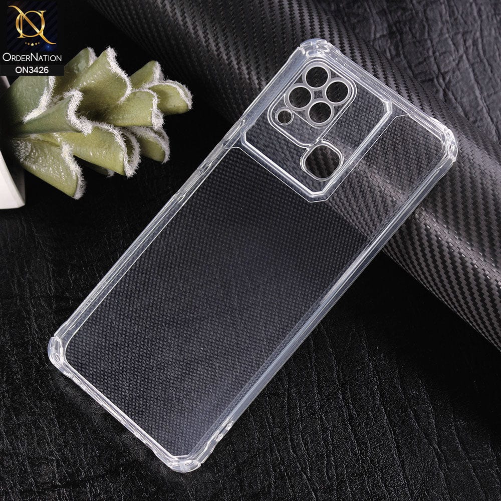 Infinix Hot 10T Cover - Transparent - New Soft TPU Shock Proof Bumper Transparent Protective Case with Camera Protection