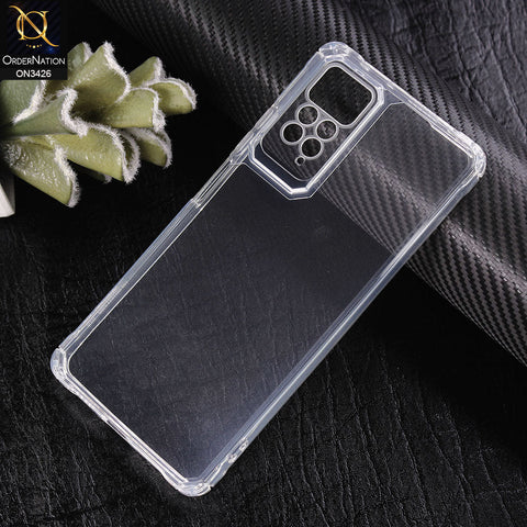 Xiaomi Redmi Note 11 Cover - Transparent - New Soft TPU Shock Proof Bumper Transparent Protective Case with Camera Protection
