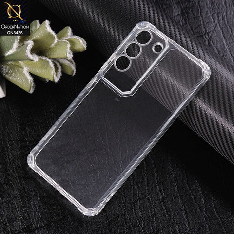 Samsung Galaxy S22 5G Cover - Transparent - New Soft TPU Shock Proof Bumper Transparent Protective Case with Camera Protection