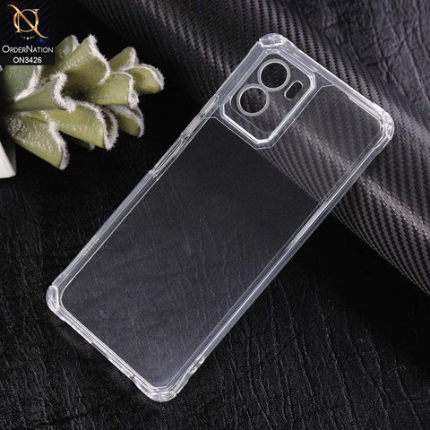 Vivo Y15s Cover - Transparent - New Soft TPU Shock Proof Bumper Transparent Protective Case with Camera Protection
