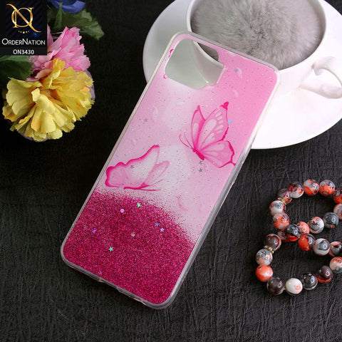 Oppo A73 Cover - Design 3 - New Floral Spring Bling Series Soft Tpu Case ( Glitter Does not Move )
