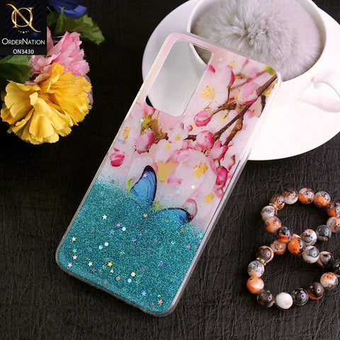 Infinix Note 11 Cover - Design 2 - New Floral Spring Bling Series Soft Tpu Case ( Glitter Does not Move )