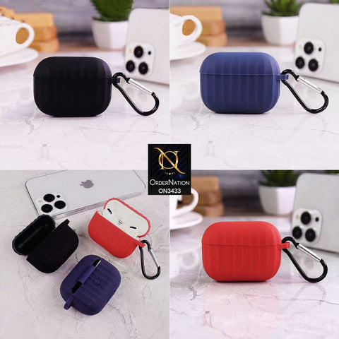 Apple Airpods 3rd Gen 2021 Cover - Red - New Style Soft Silicone Protective Case