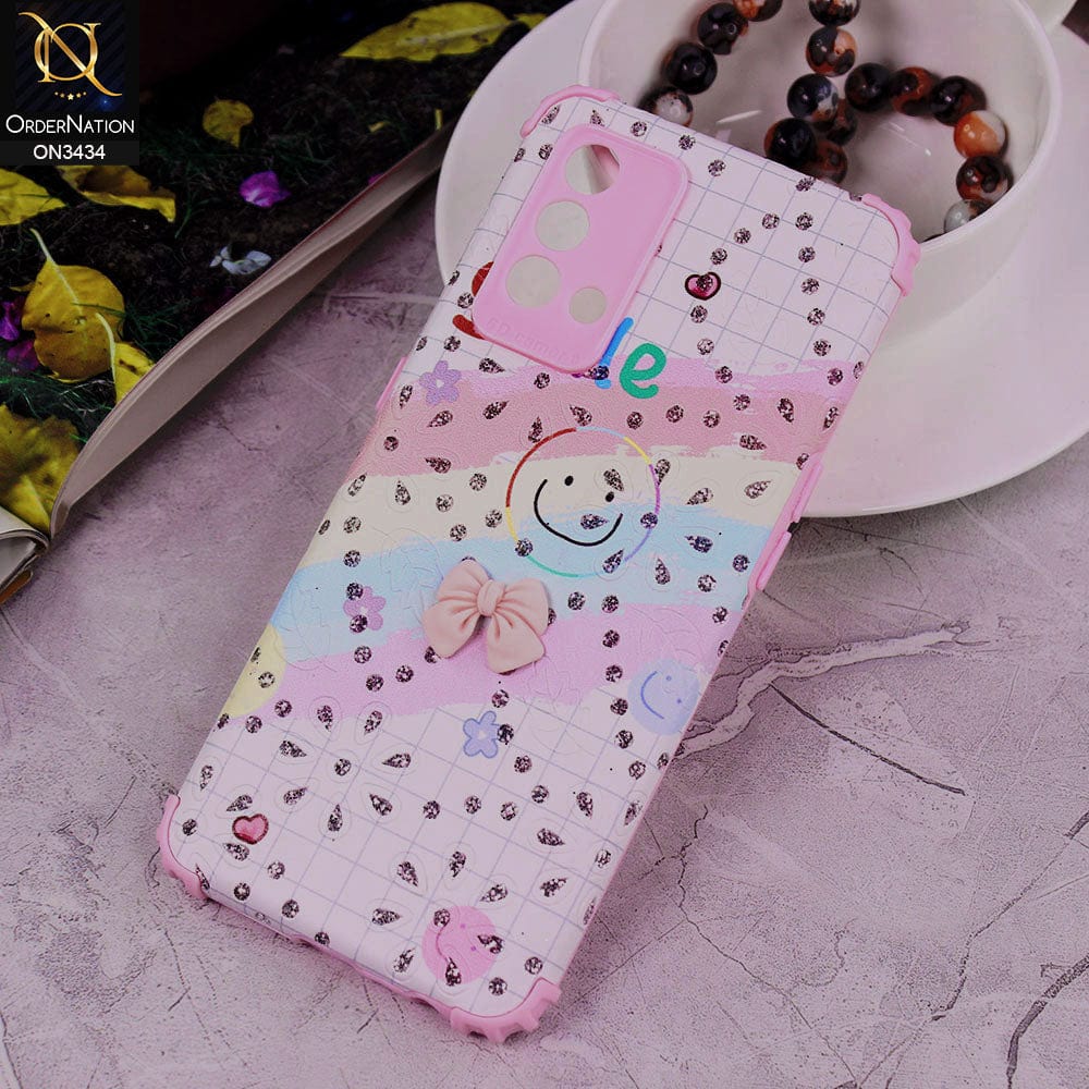 Oppo A95 4G Cover - Design 2 - Trendy Creative Cute Bling Diamond Soft Silicone Case