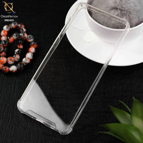 Samsung Galaxy A21s Cover - New Glossy Look Shockprof Bumper Soft Borders Semi Hard Back Clear Case