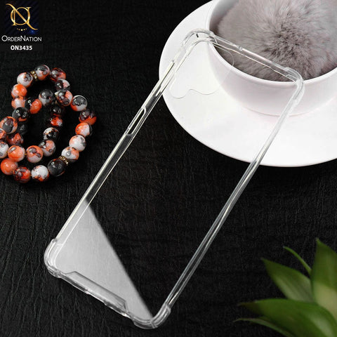 Samsung Galaxy M32 Cover - New Glossy Look Shockprof Bumper Soft Borders Semi Hard Back Clear Case