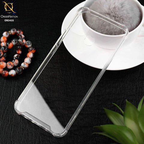Infinix Hot 10 Play Cover - New Glossy Look Shockprof Bumper Soft Borders Semi Hard Back Clear Case