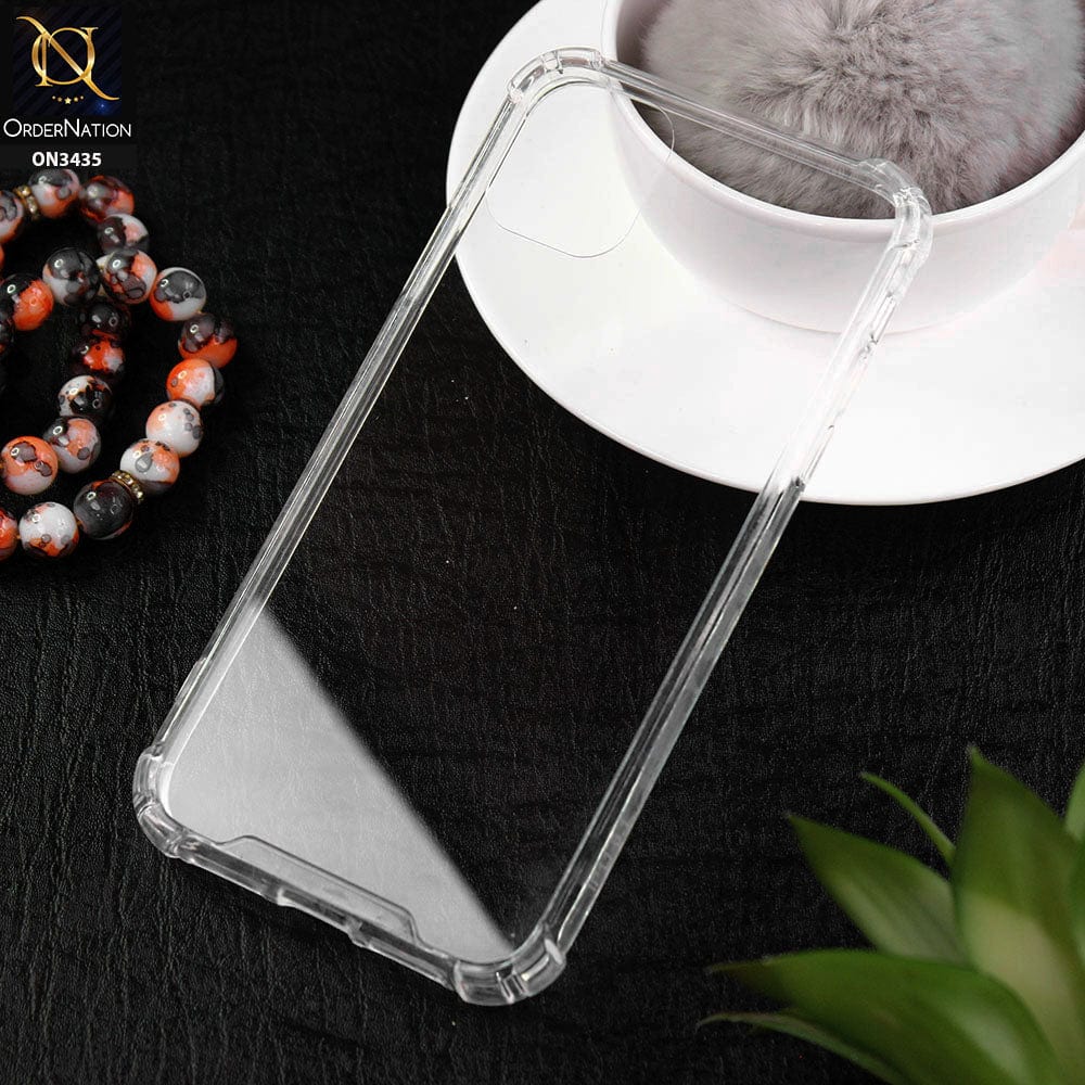 iPhone 12 Cover - New Glossy Look Shockprof Bumper Soft Borders Semi Hard Back Clear Case