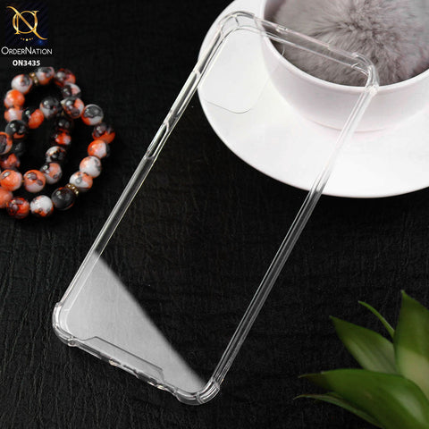 Xiaomi Redmi Note 10S Cover - New Glossy Look Shockprof Bumper Soft Borders Semi Hard Back Clear Case