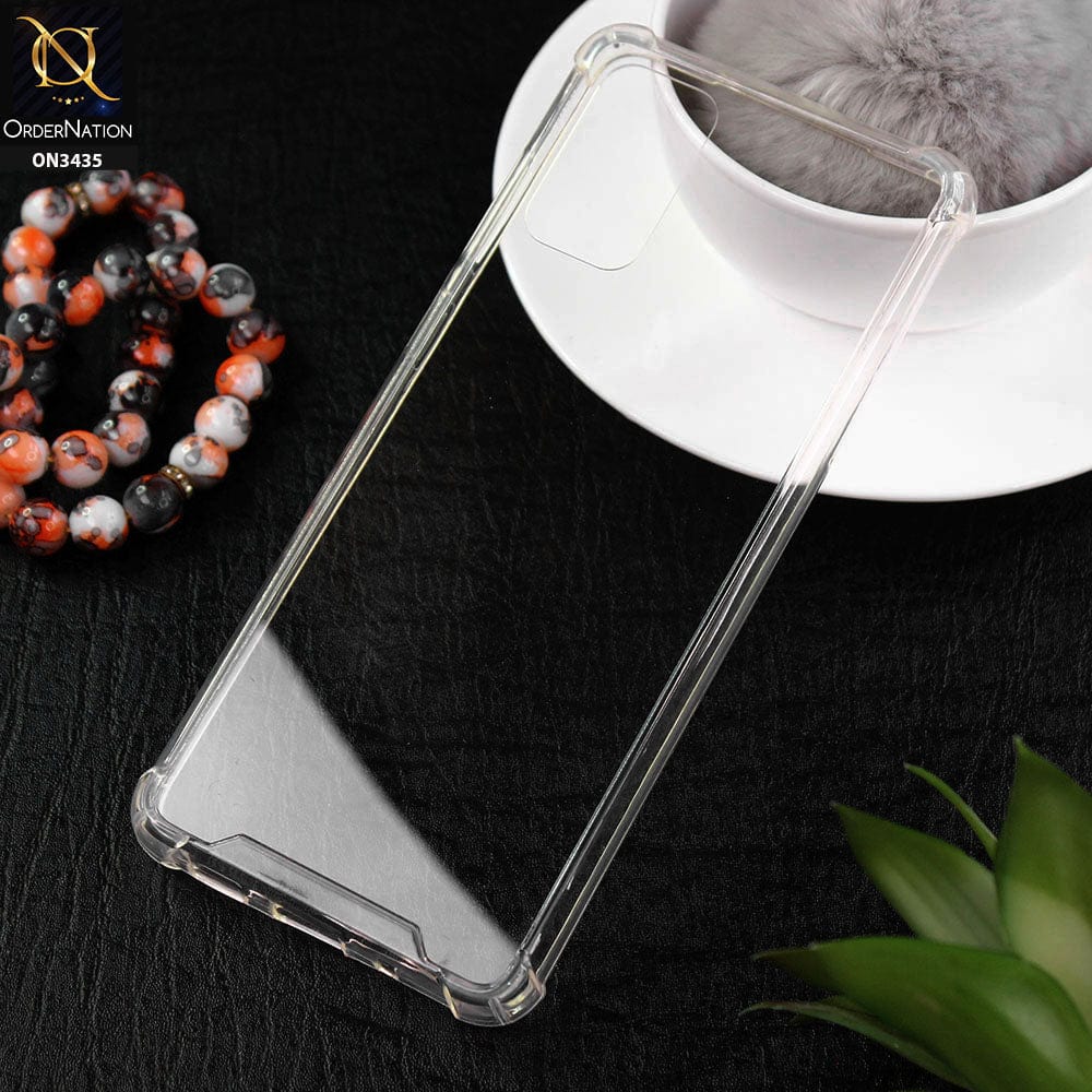 Samsung Galaxy S20 Plus Cover - New Glossy Look Shockprof Bumper Soft Borders Semi Hard Back Clear Case